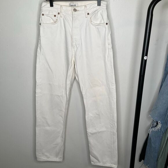 Agolde Straight Leg High Rise Jeans - Picture 3 of 6